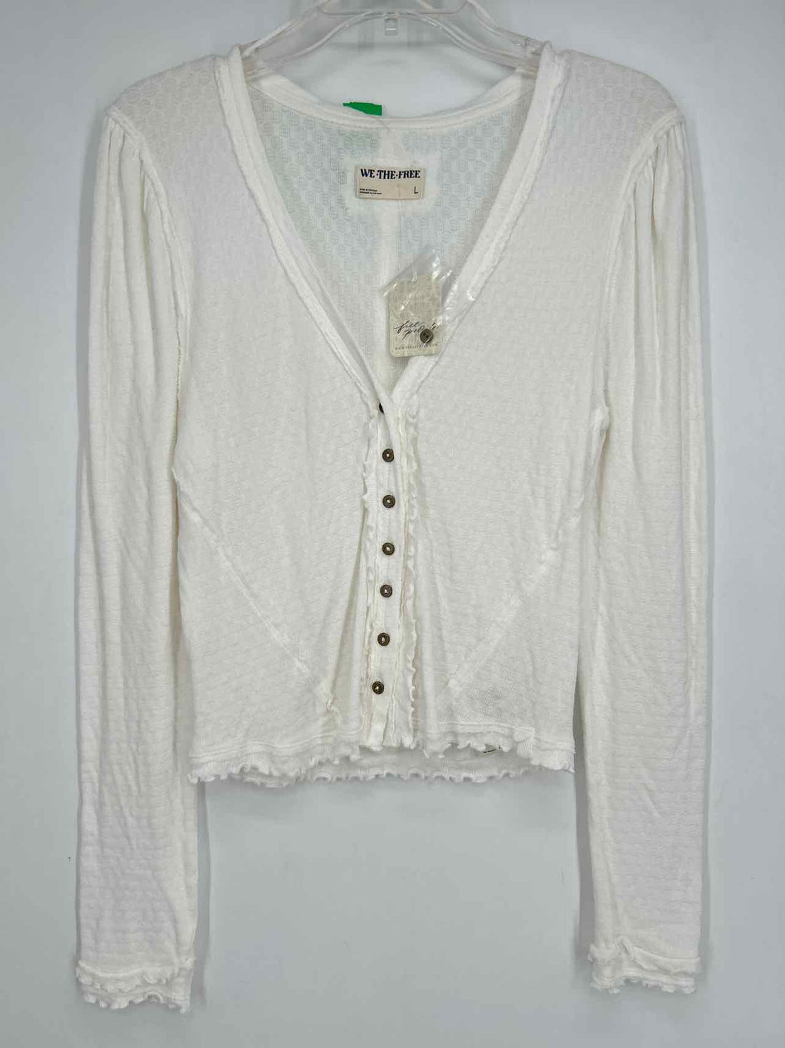 We The Free Size L White NWT Long Sleeve