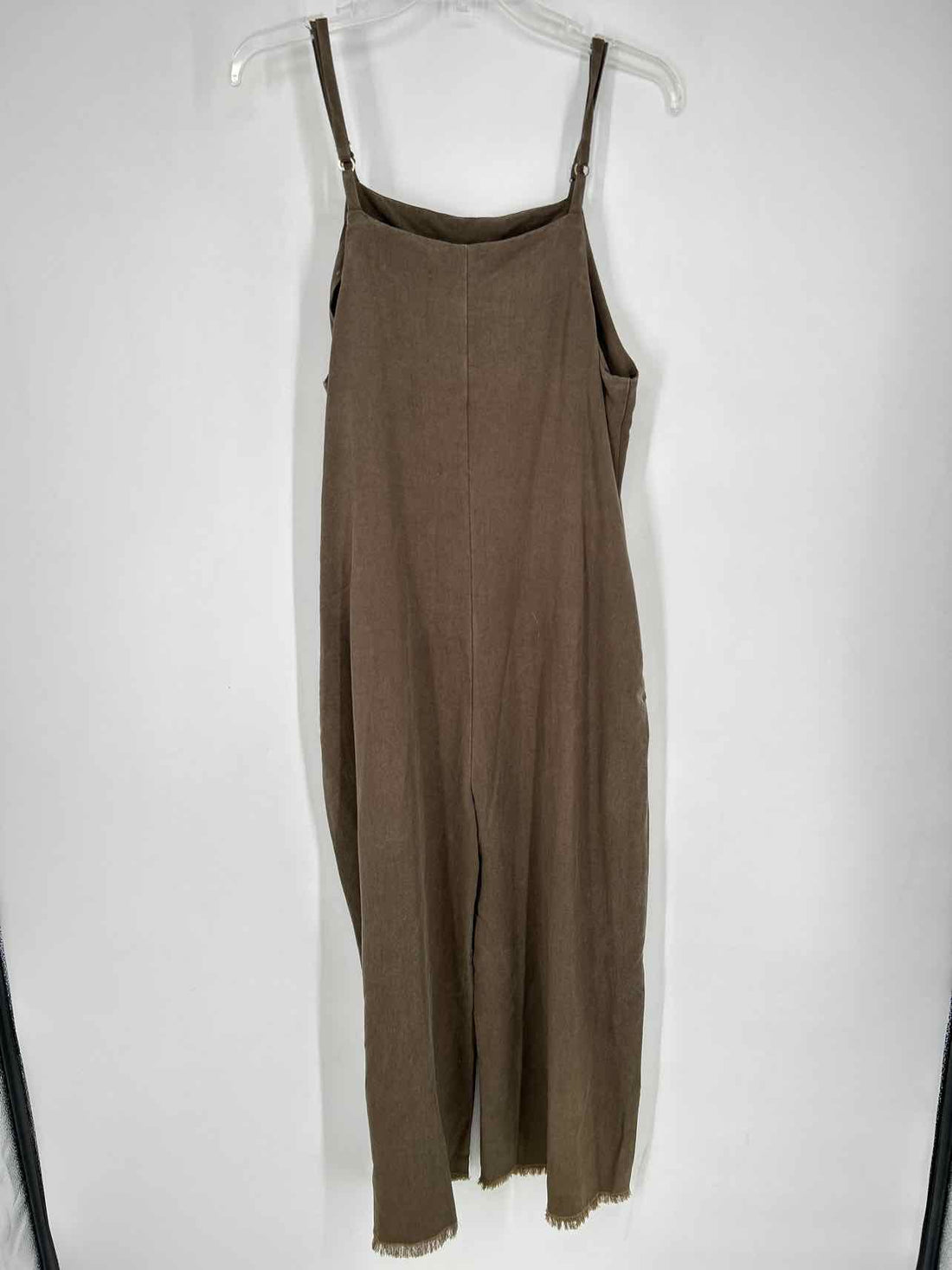 Mumu Blue Size S Dark Olive Sleeveless Jumpsuit