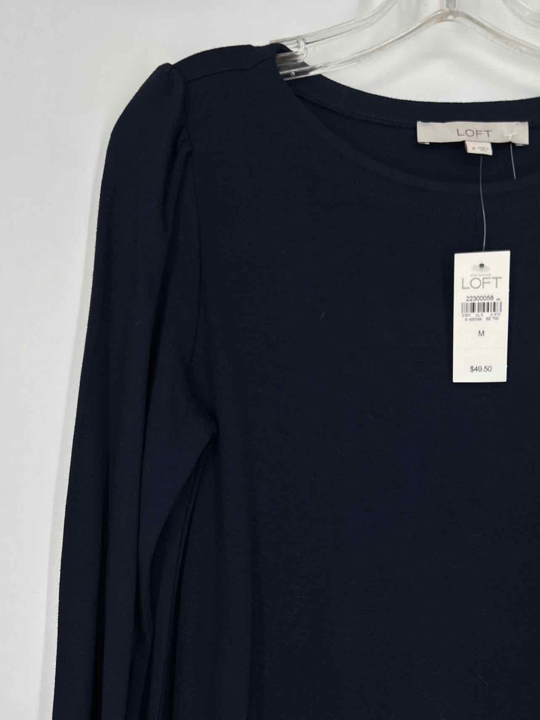 Loft Size M Navy NWT Long Sleeve