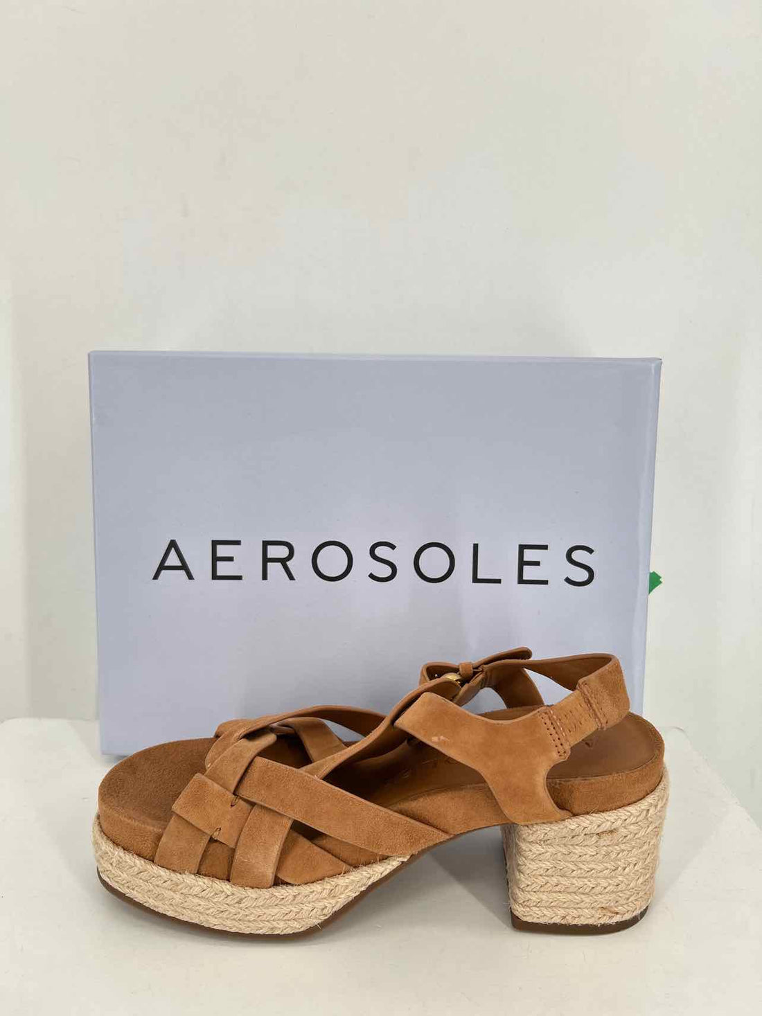 Aerosoles Women Size 7 Camel New In Box Espadrilles Sandals