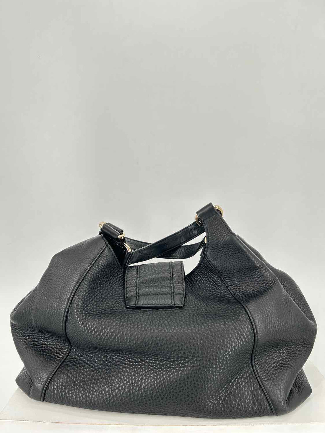 Gucci Black Pebbled Leather LUXURY