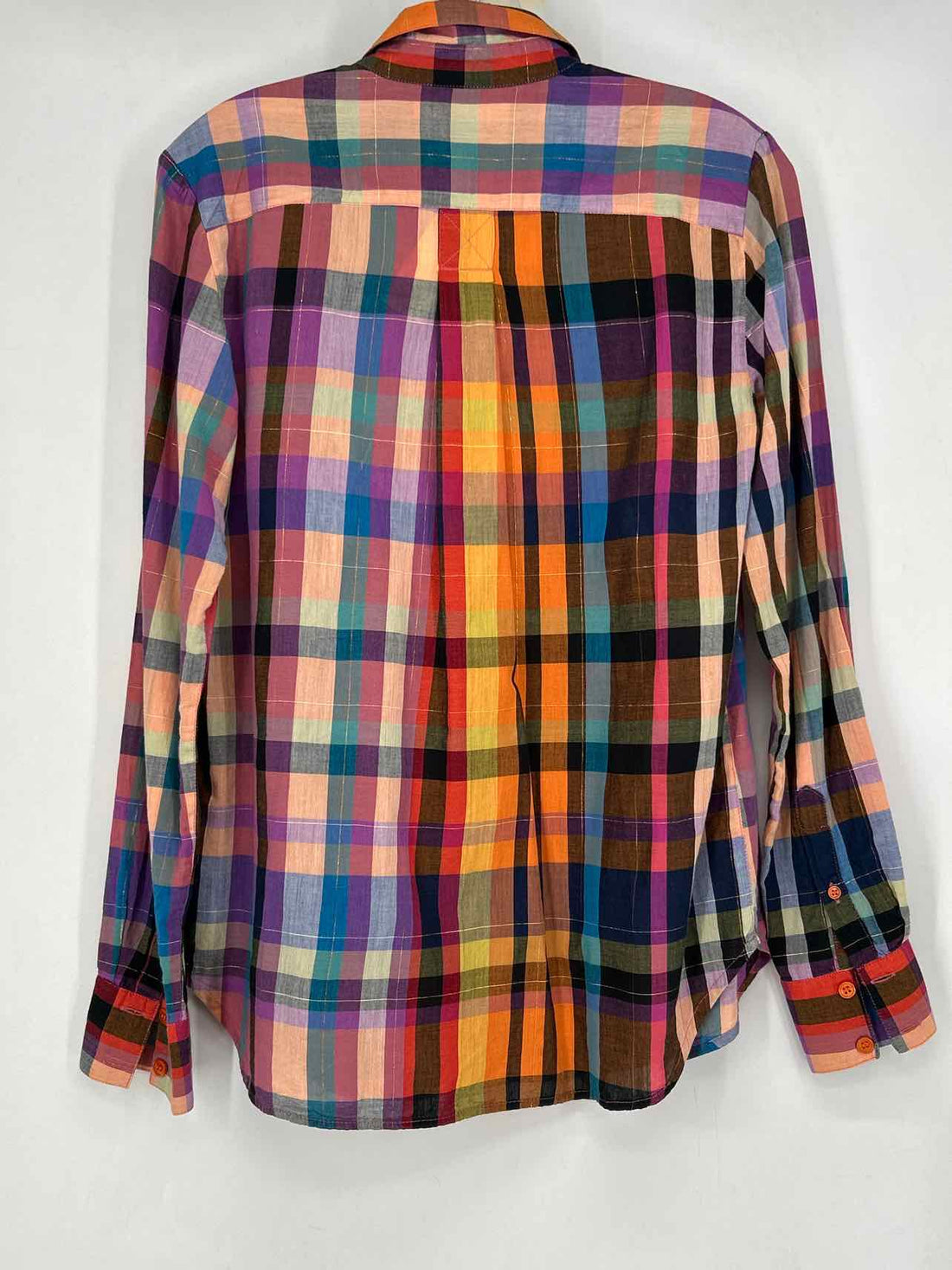 French Connection Size 4 Multi Color Plaid Long Sleeve