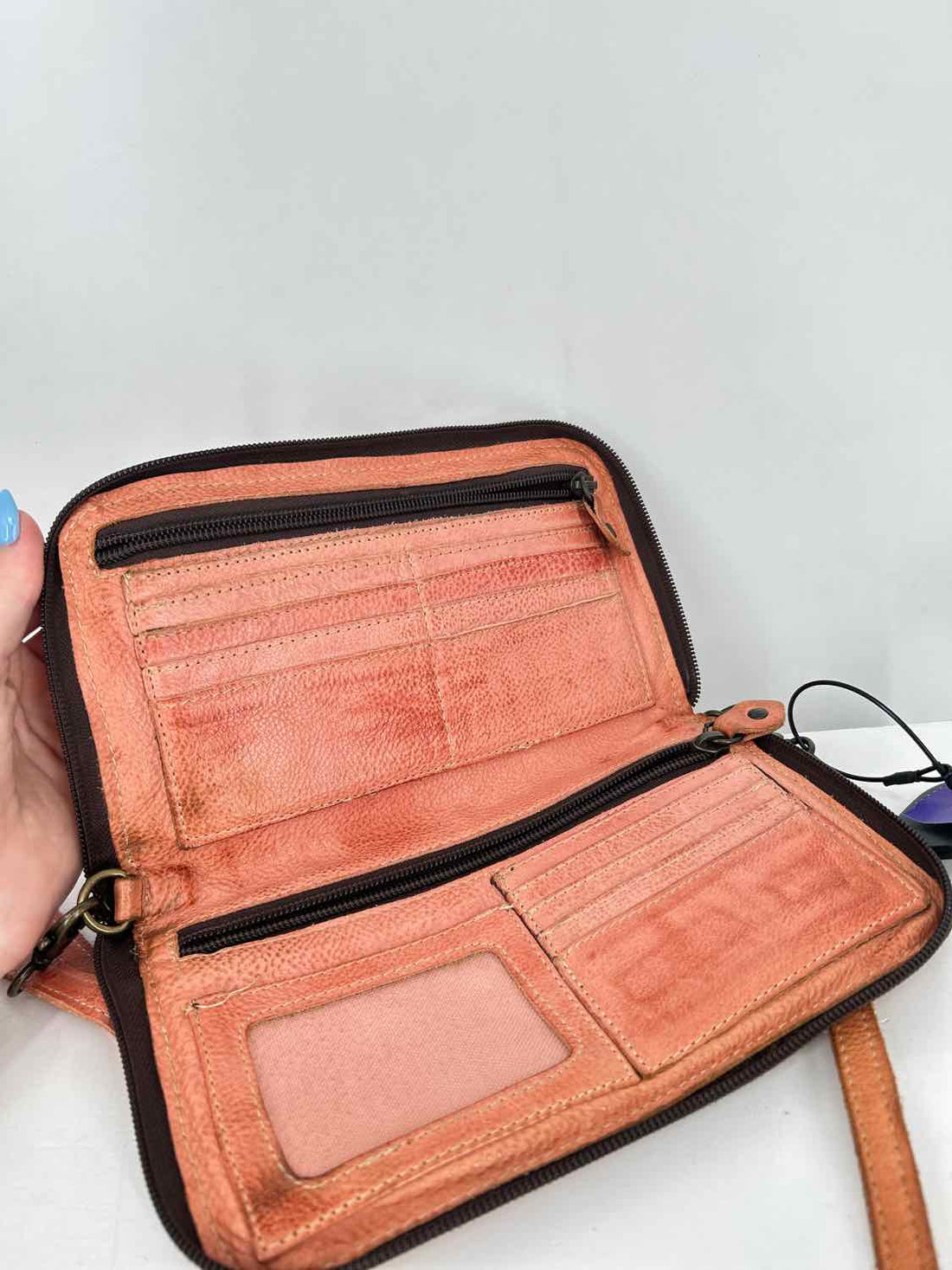 Bedstu Tan Leather Crossbody