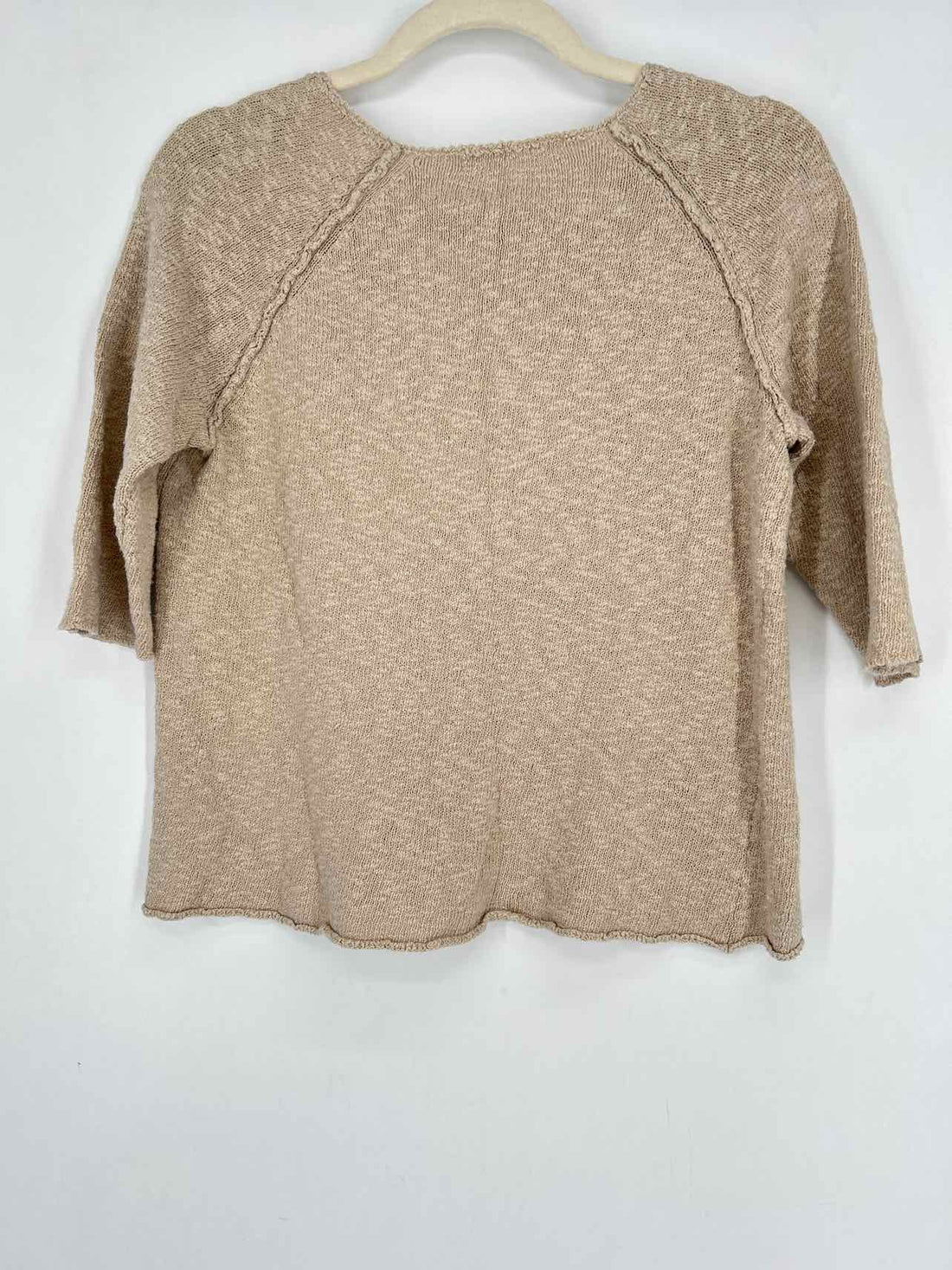 Lulu B Size L Beige Long Sleeve