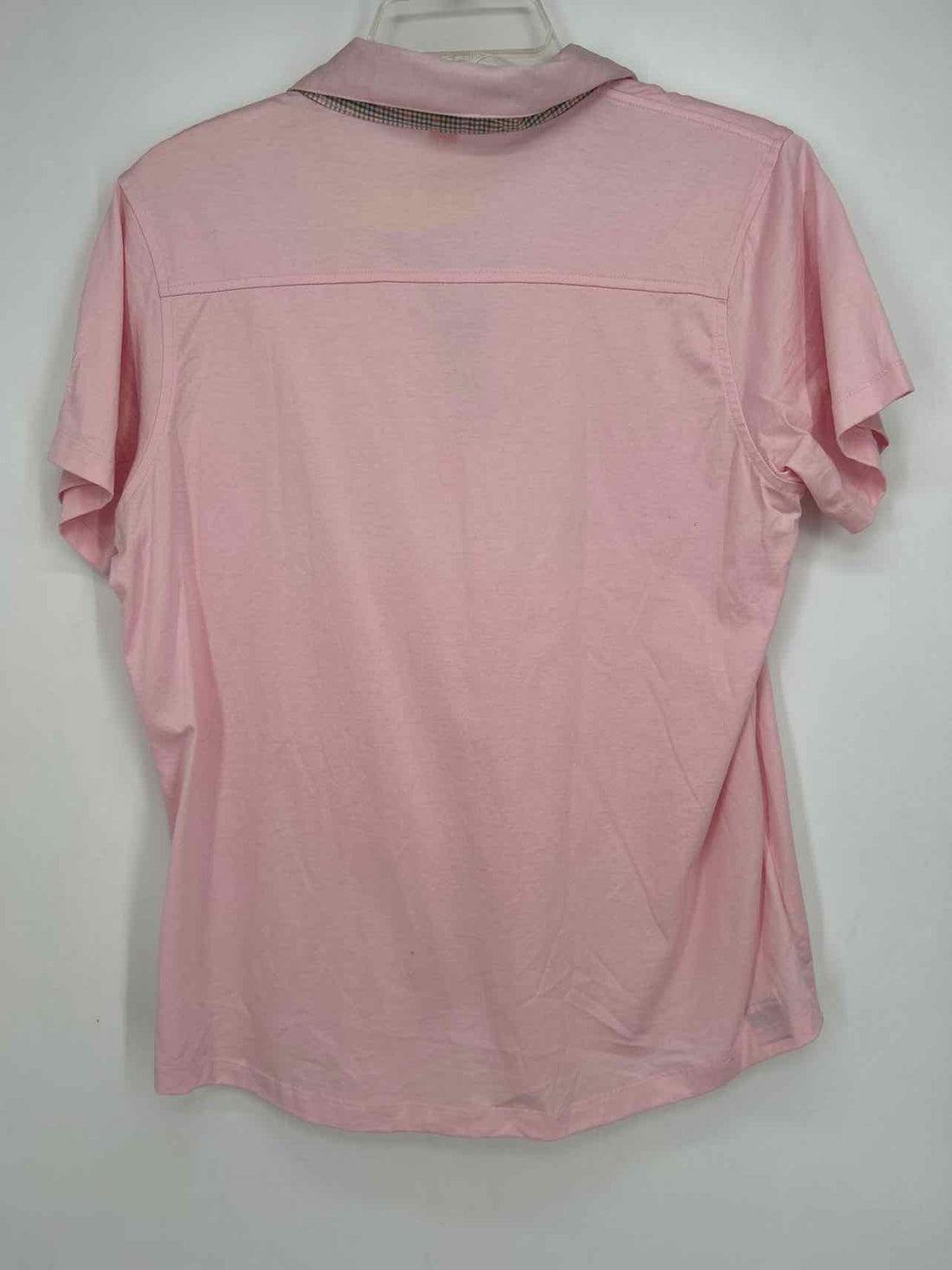 Peter Millar Size L Pink Cotton Short Sleeve Active Tops
