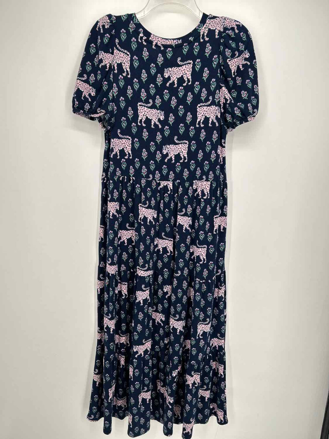 Crown & Ivy Size M Navy Print Dress