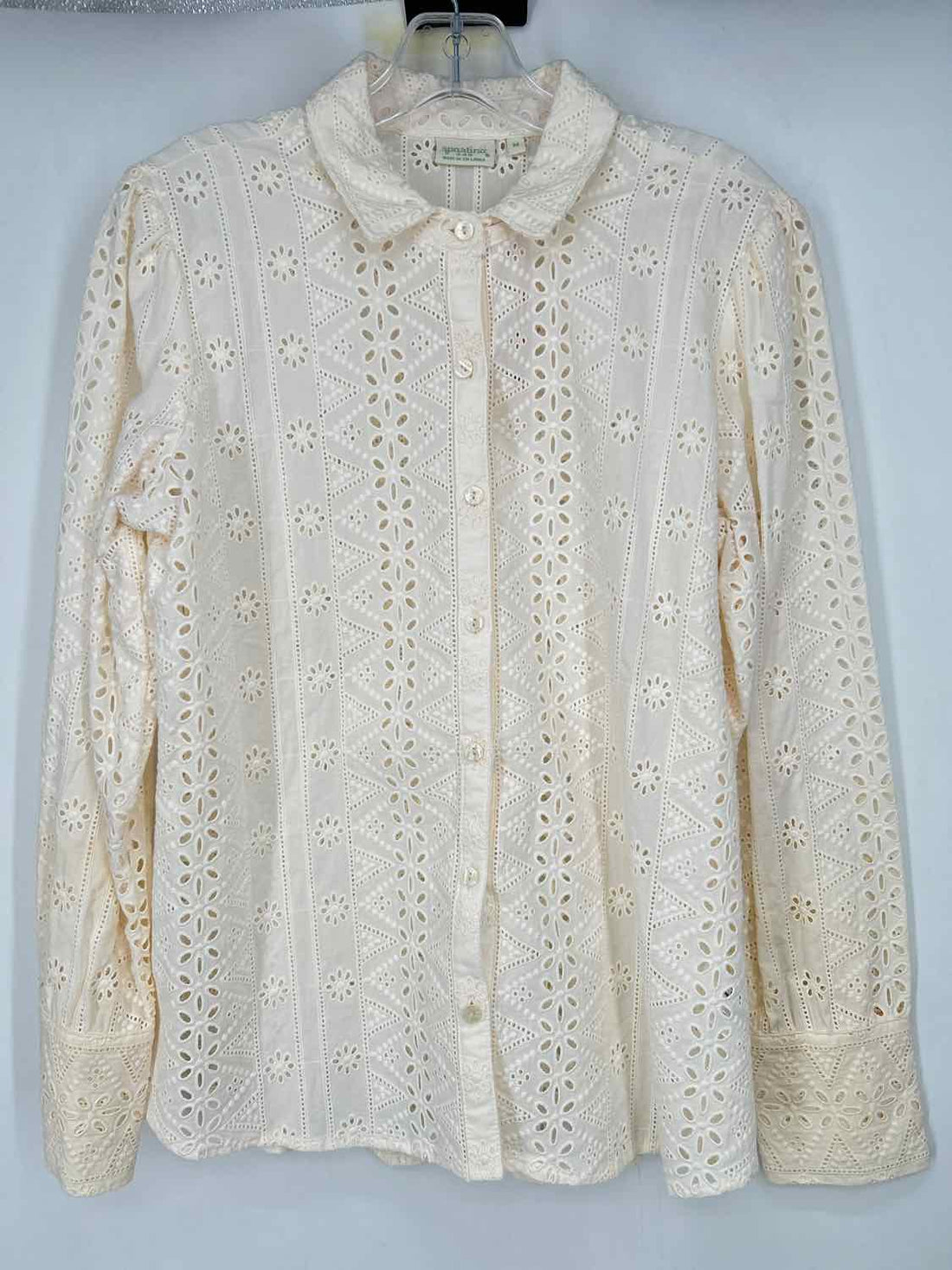 Spartina Size M Cream Long Sleeve