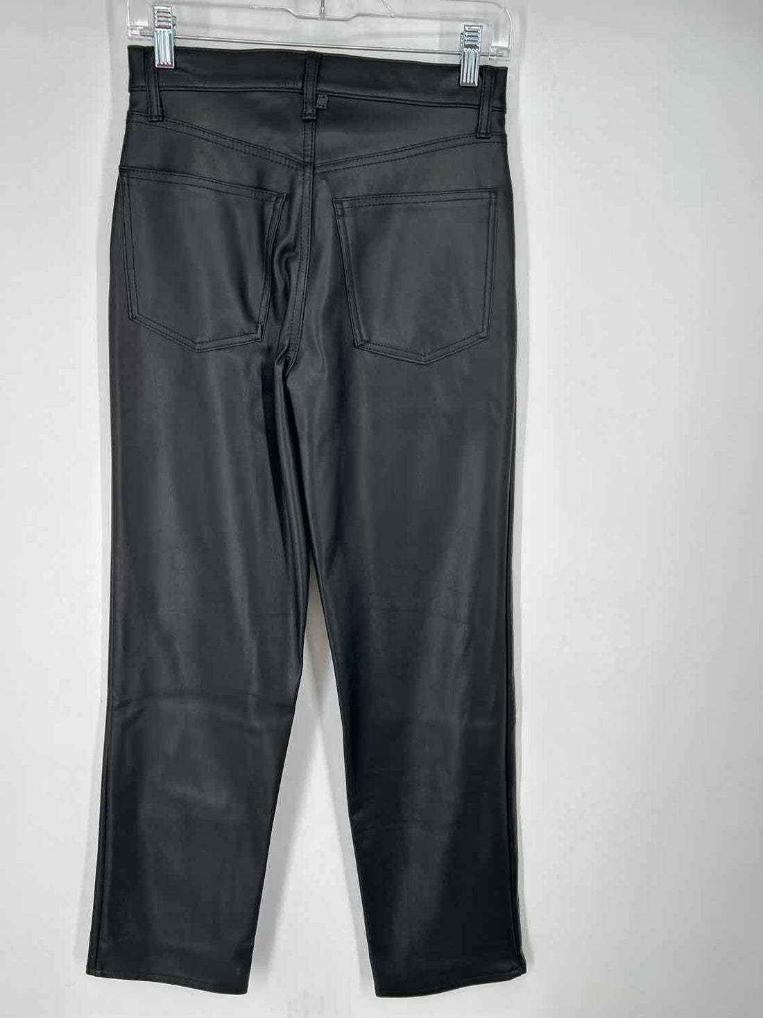 Universal Standard Size 4R Black Faux Leather Pants