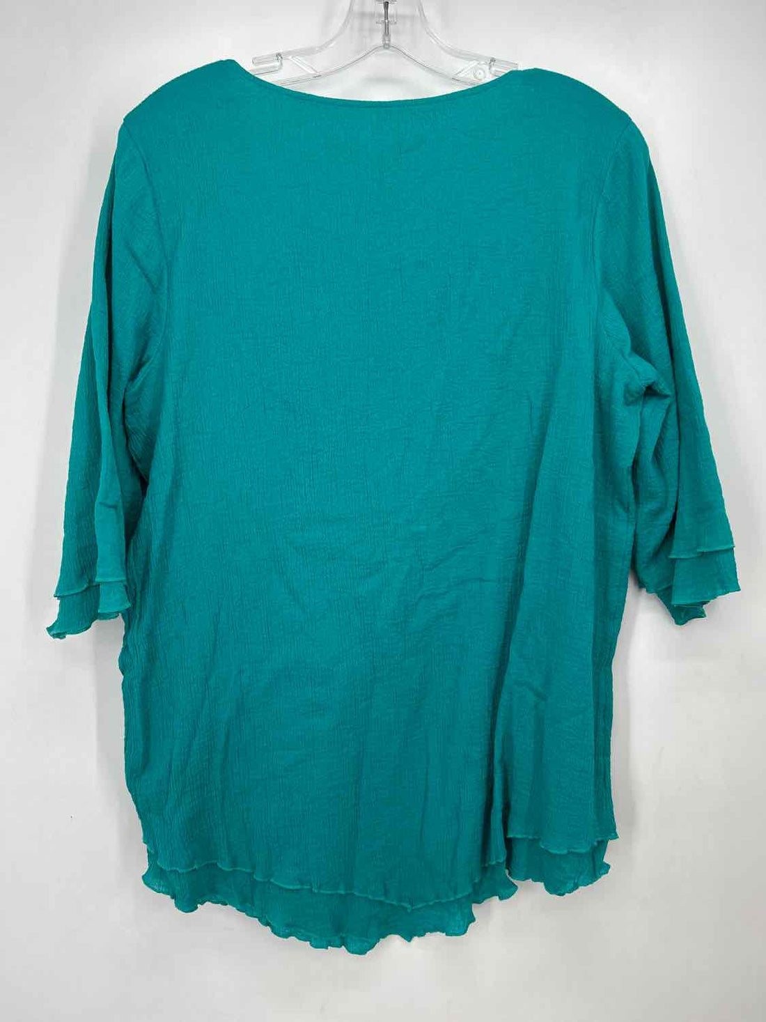 Soft Surroundings Size M Teal Long Sleeve