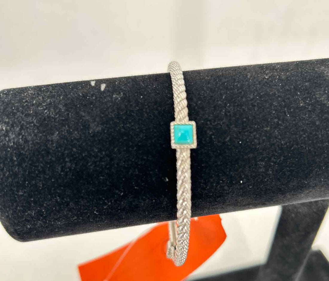 Judith Ripka Sterling Silver Turquoise Bracelet