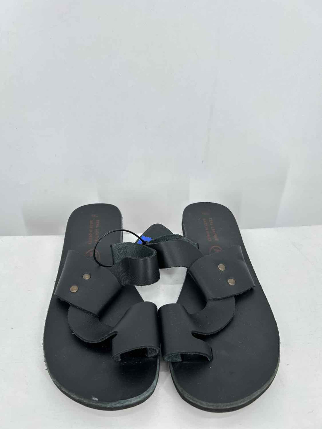 K.A. Women Size 36(6) Black Pre Owned Leather Sandals