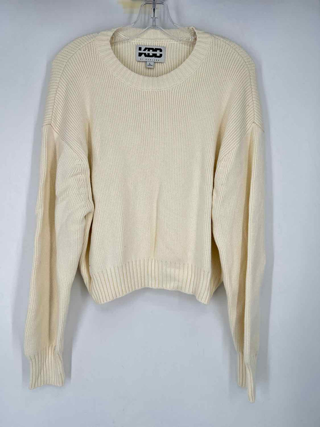 KBB by Kahlana Size L Cream Sweater