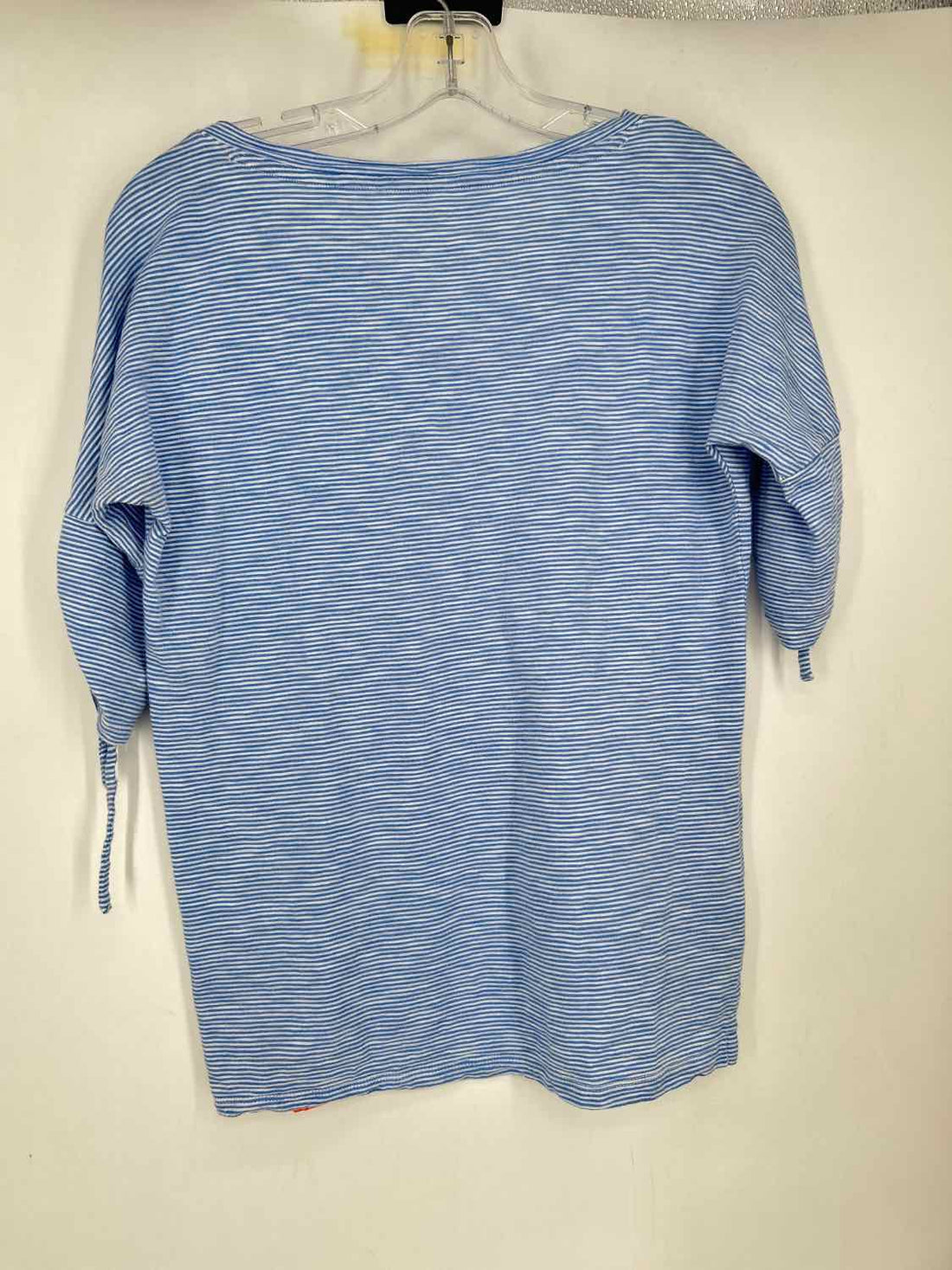 Talbots Size XS Blue & White Striped Short Sleeve