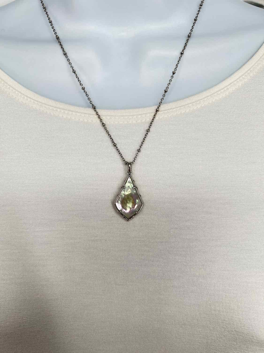 Kendra Scott Silvertone Necklace