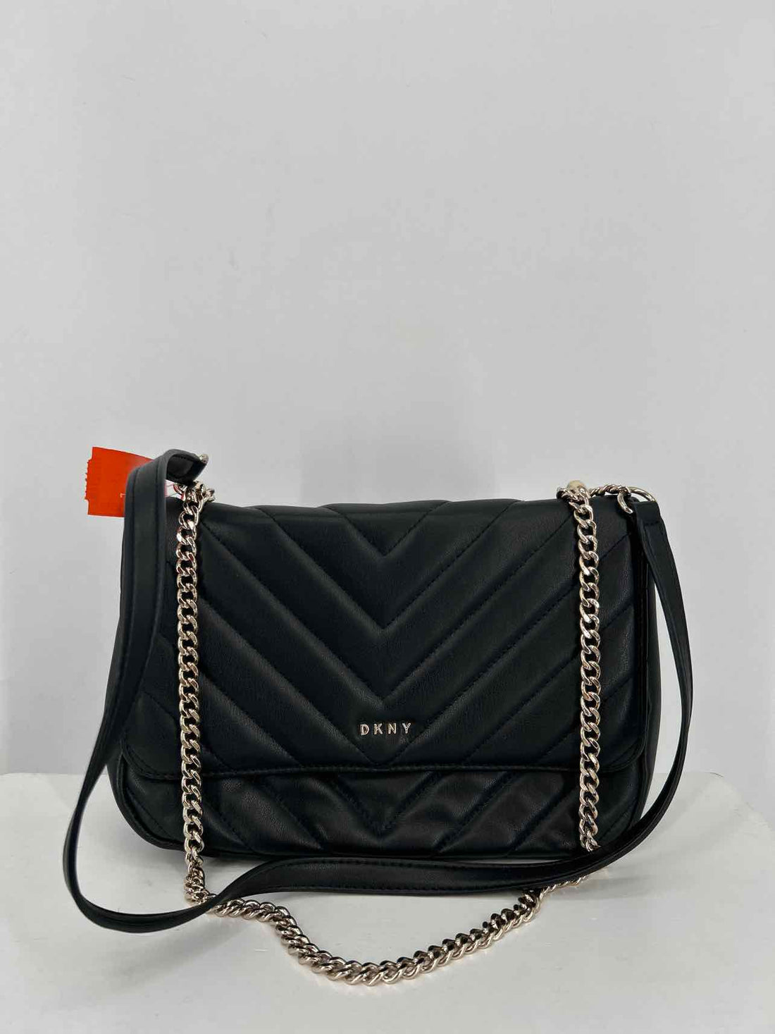 DKNY Black Faux Leather Crossbody
