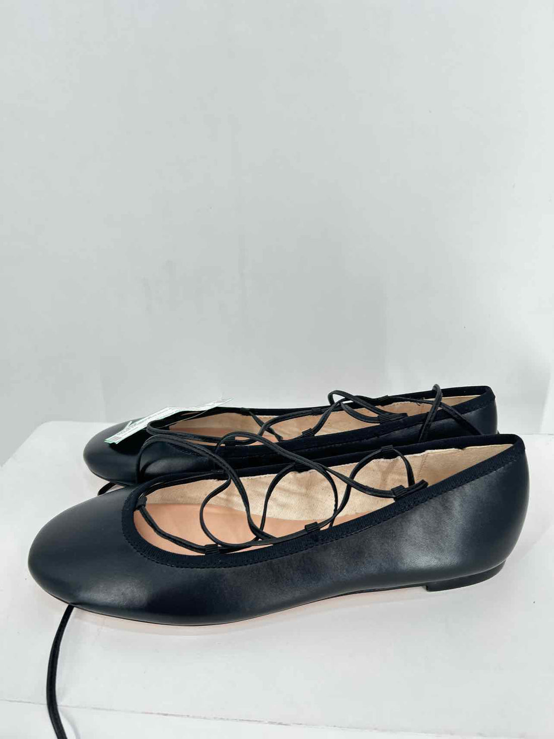 J Crew Women Size 8 Black Leather Flats