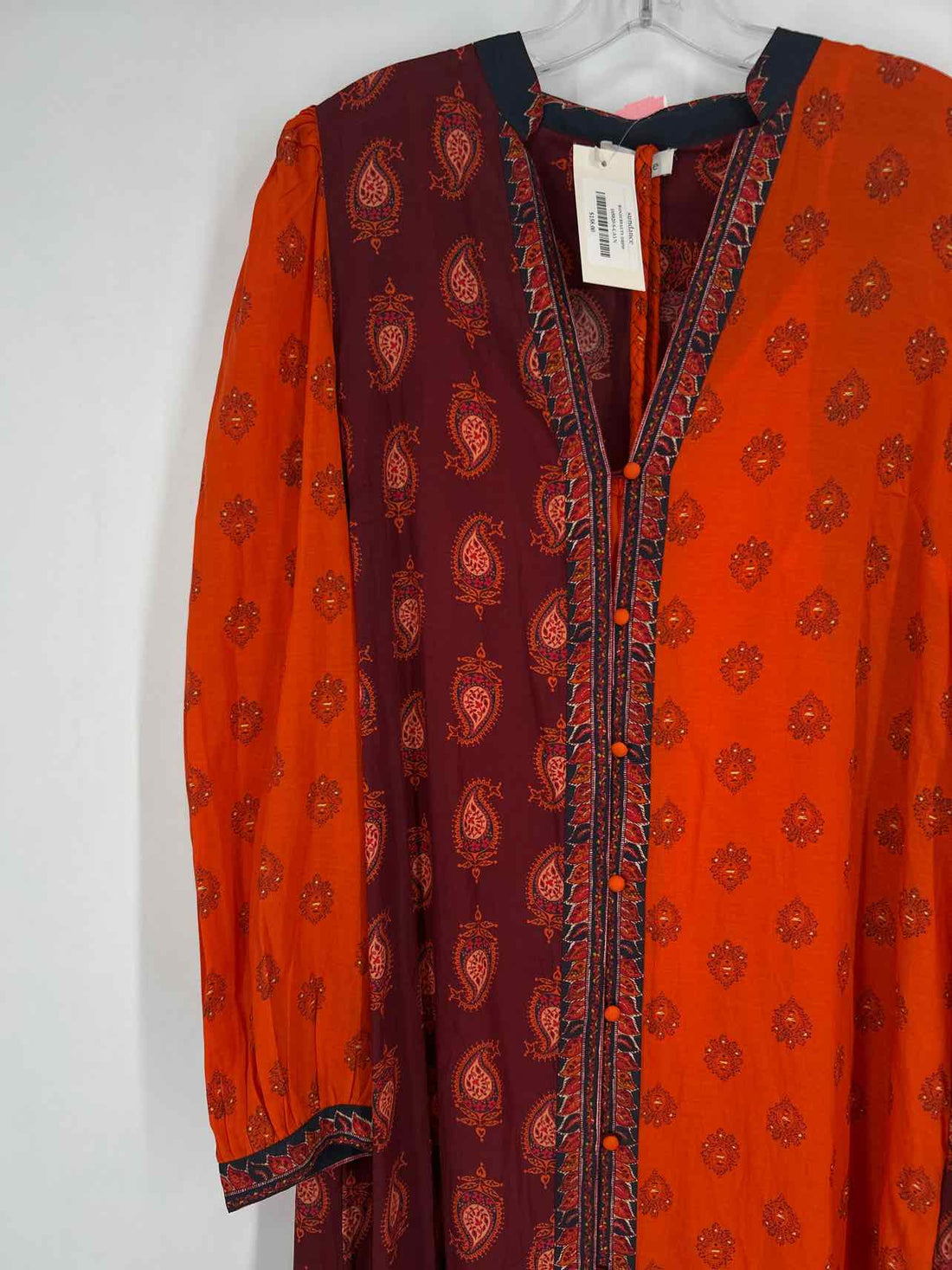 Sundance Size S Orange Print NWT Dress