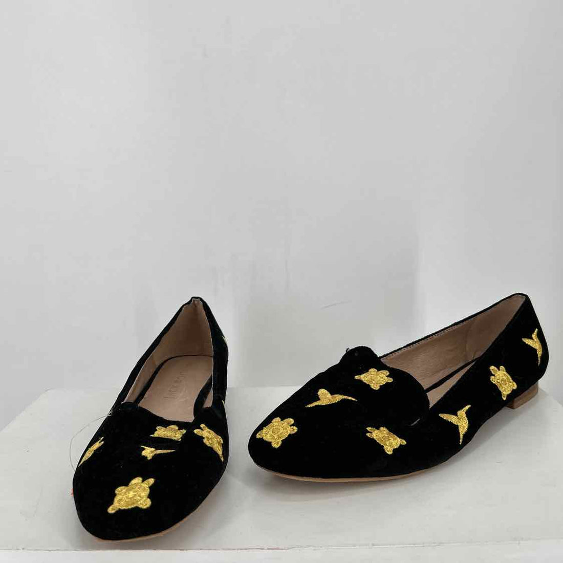 Jack Rogers Women Size 9.5 Black Velvet Flats