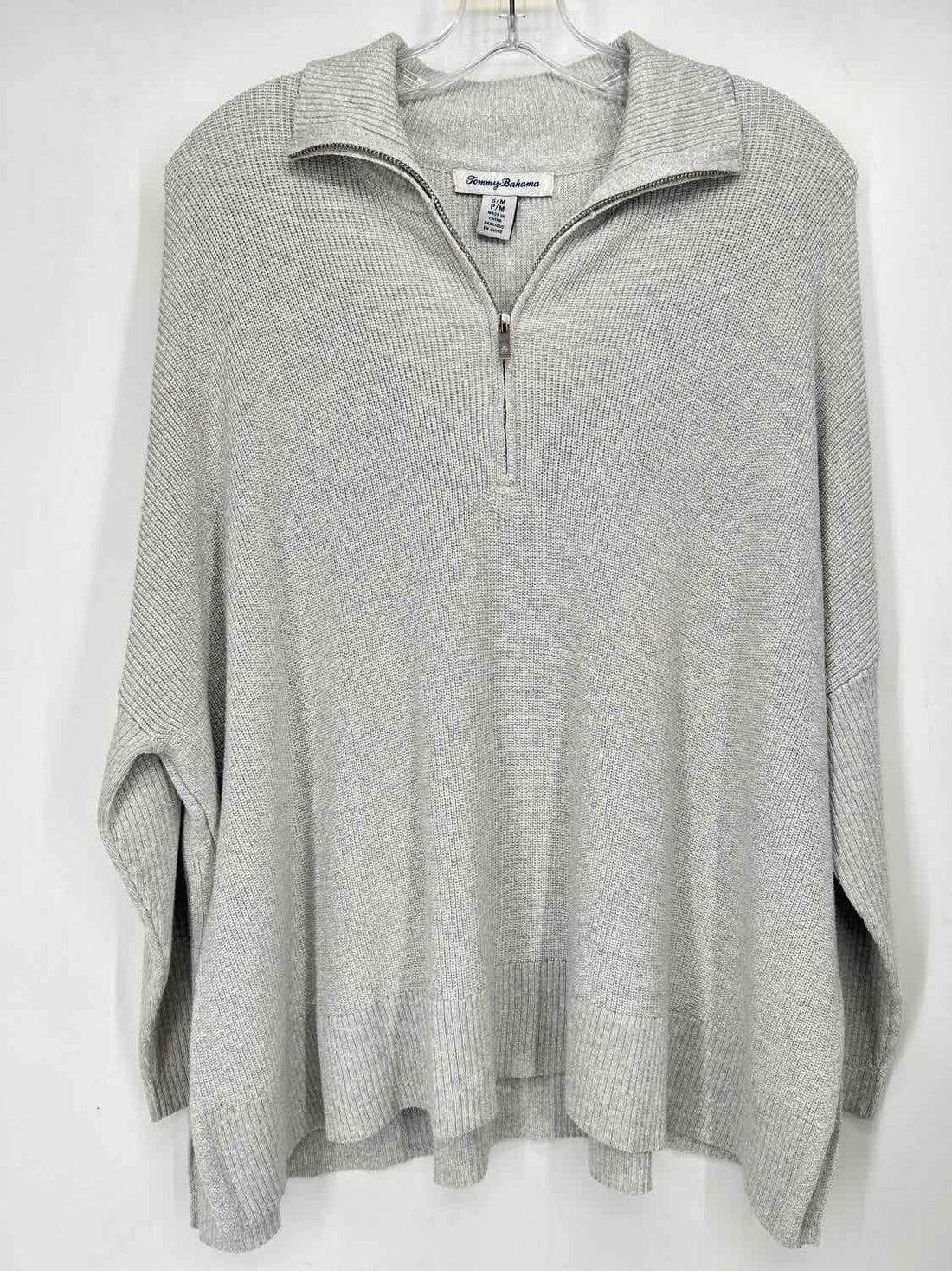 Tommy Bahama Size S/M Gray Sparkle Sweater