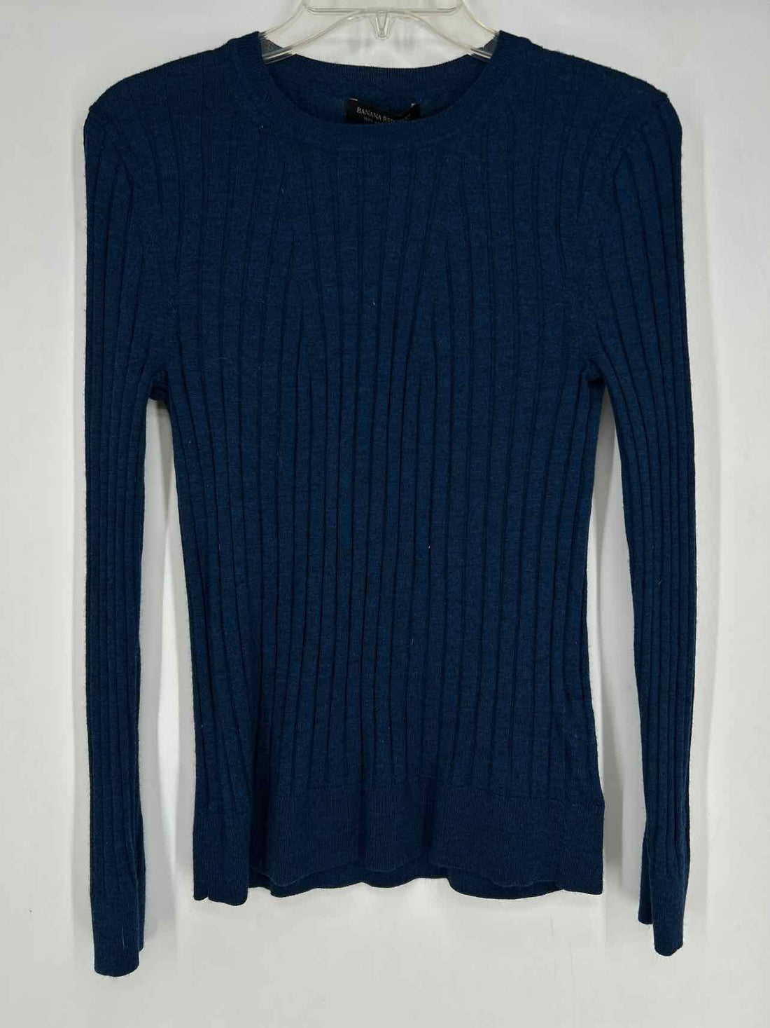 Banana Republic Size M Dark Blue Merino Wool Sweater
