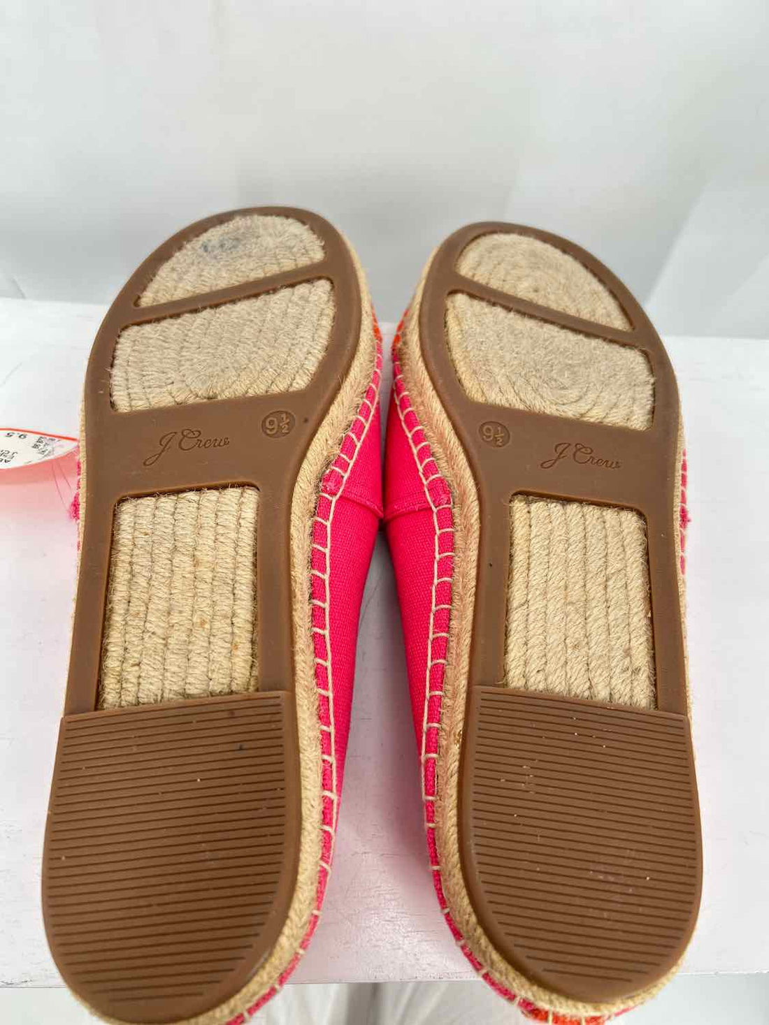 J Crew Women Size 9.5 Pink & Orange Espadrilles