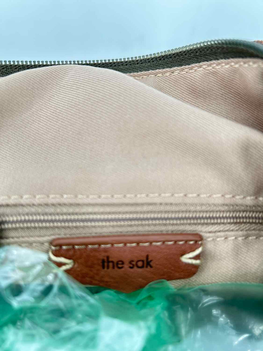 The Sak Green Canvas Backpack