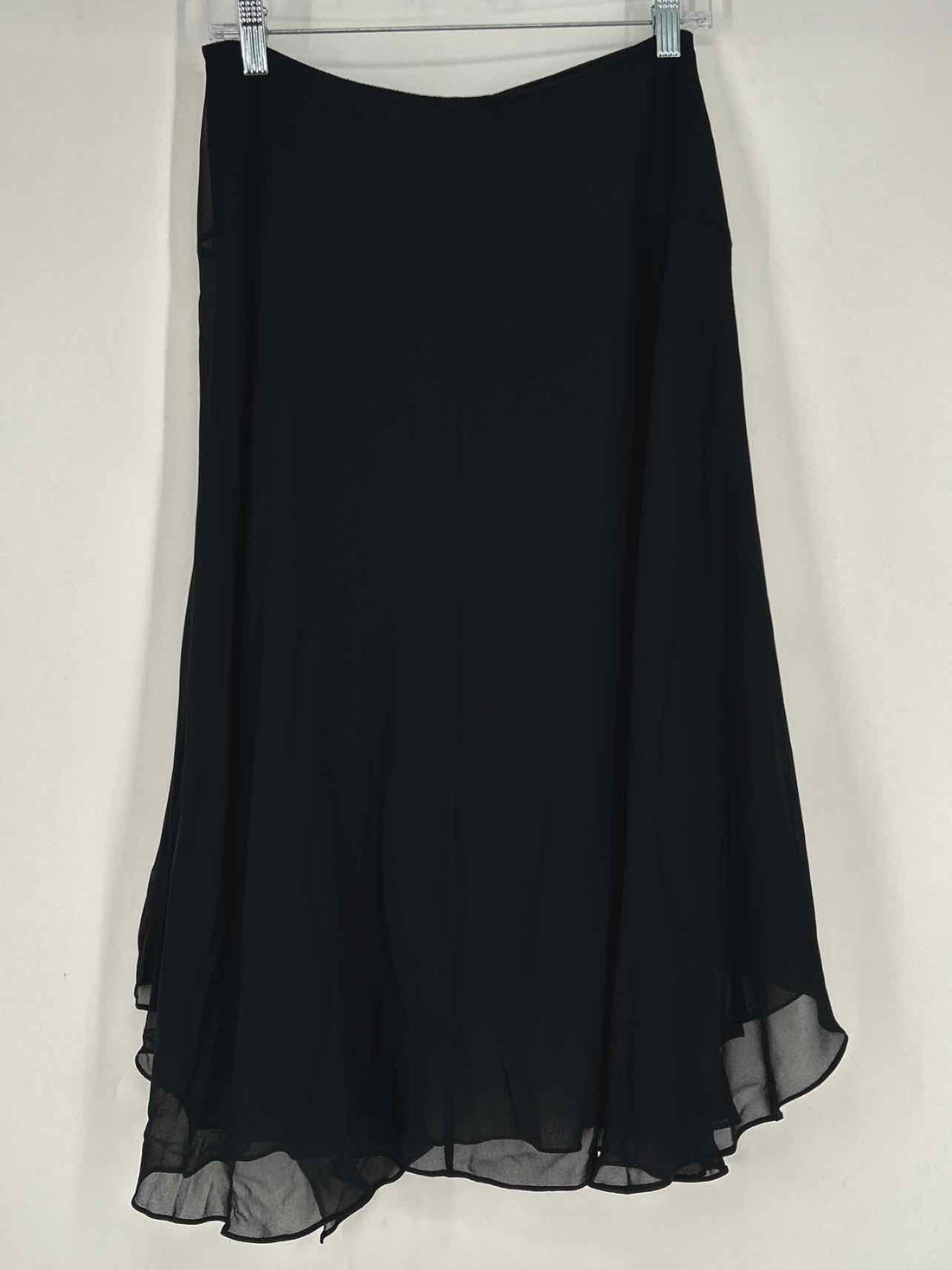 Dana Buchman Size 4 Black Silk Vintage Skirts