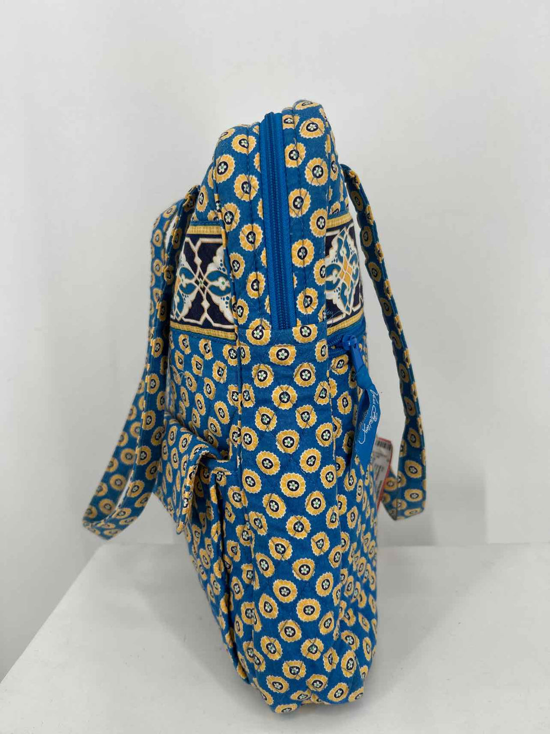 Vera Bradley Blue Print Cotton Pre Owned Tote