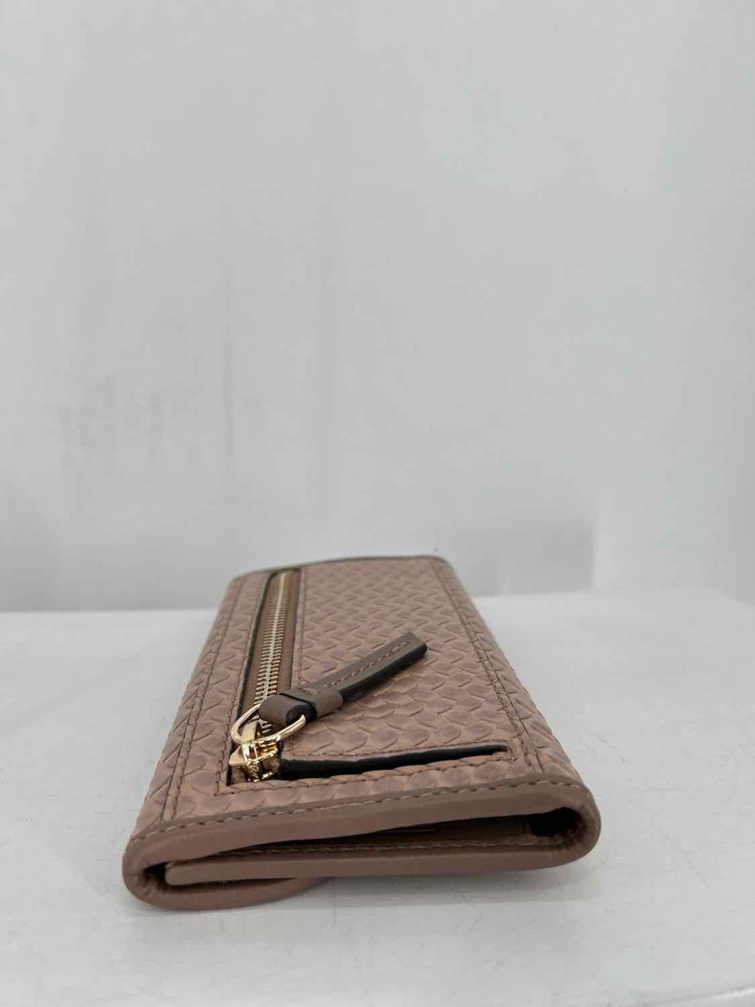 Dooney & Bourke Dusty Blush Camden Woven Leather Wallet