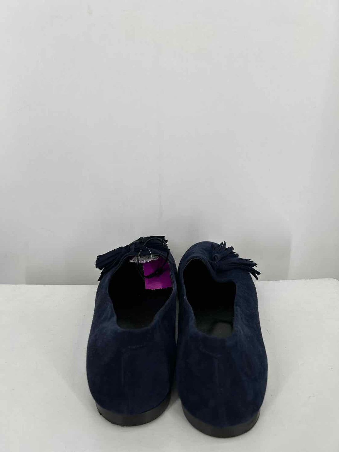 Ballerette Women Size 40 (9-9.5) Navy Genuine Leather Flats