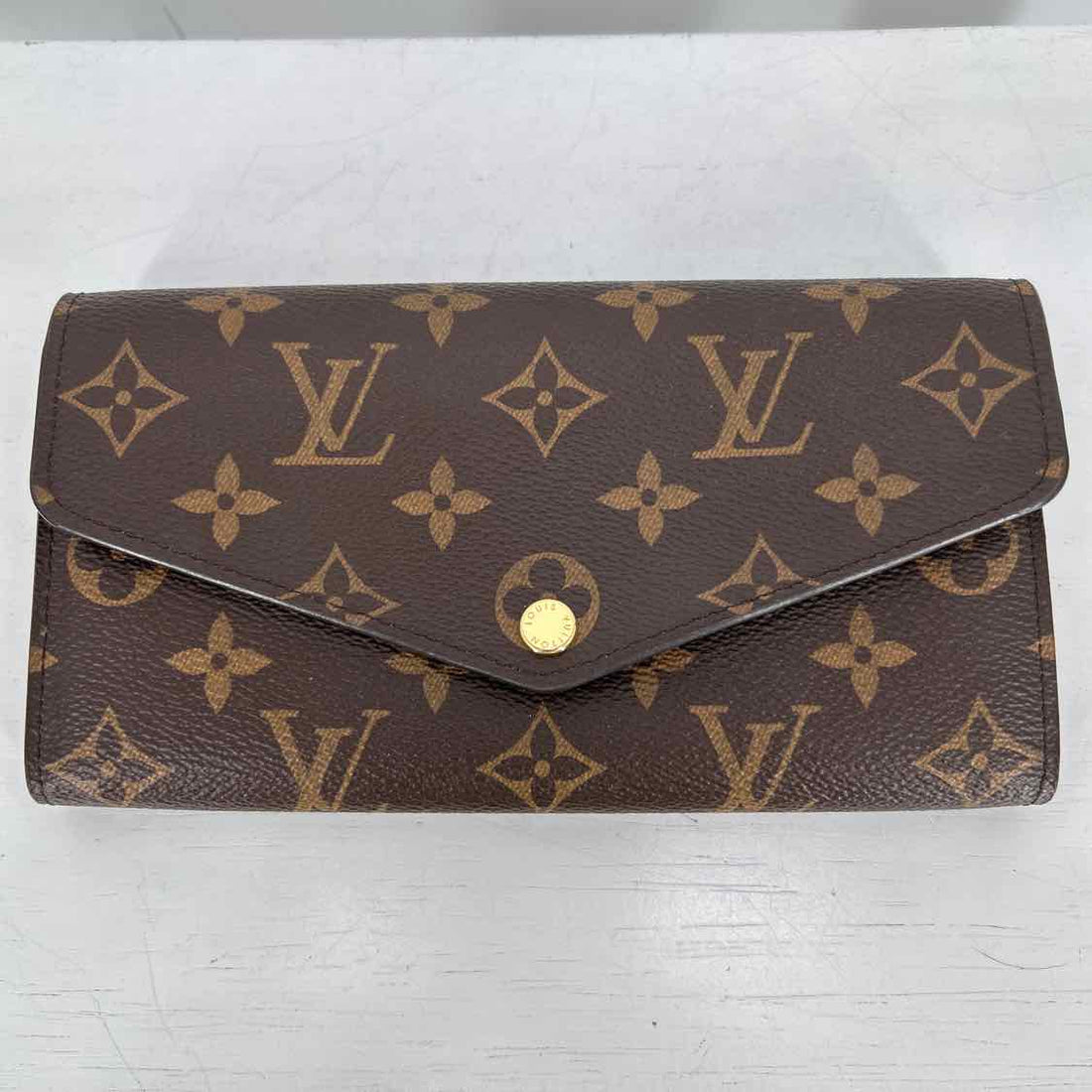 Louis Vuitton Sarah Envelope Monogram Wallet  LUXURY