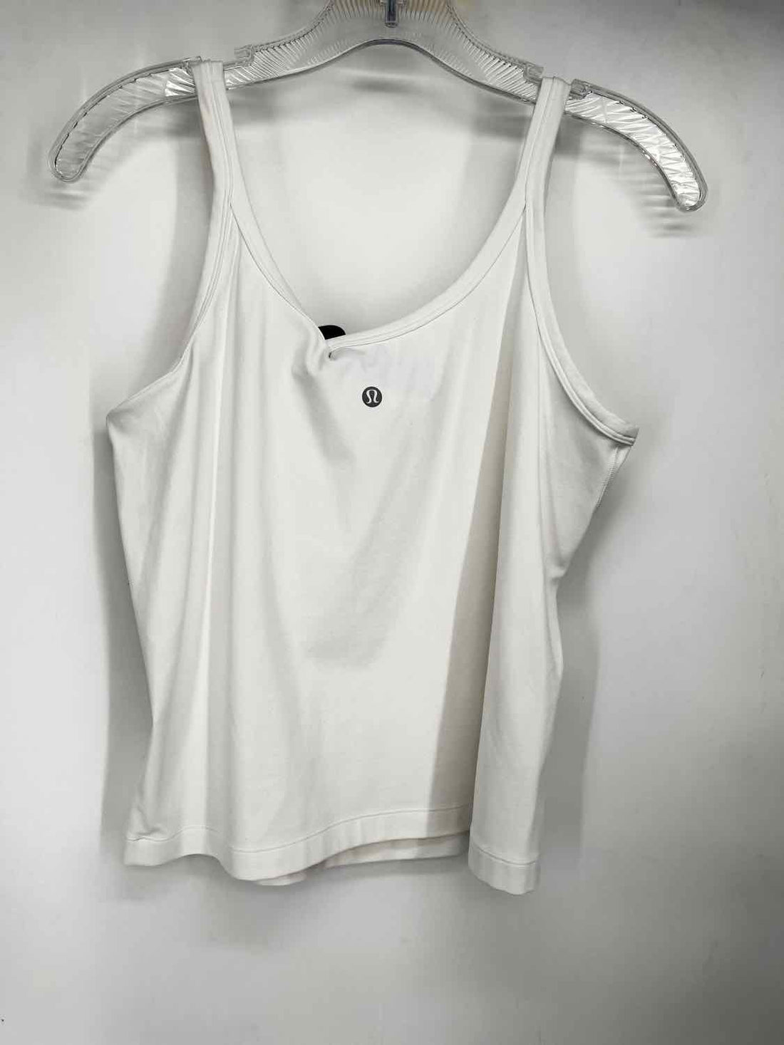 Lululemon Size L White Sleeveless Active Tops