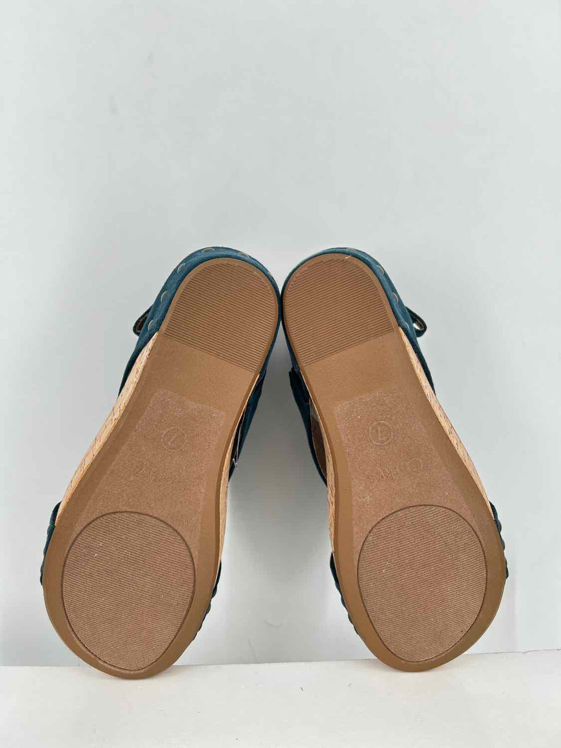 Corkys Women Size 7 Dark Teal Wedges