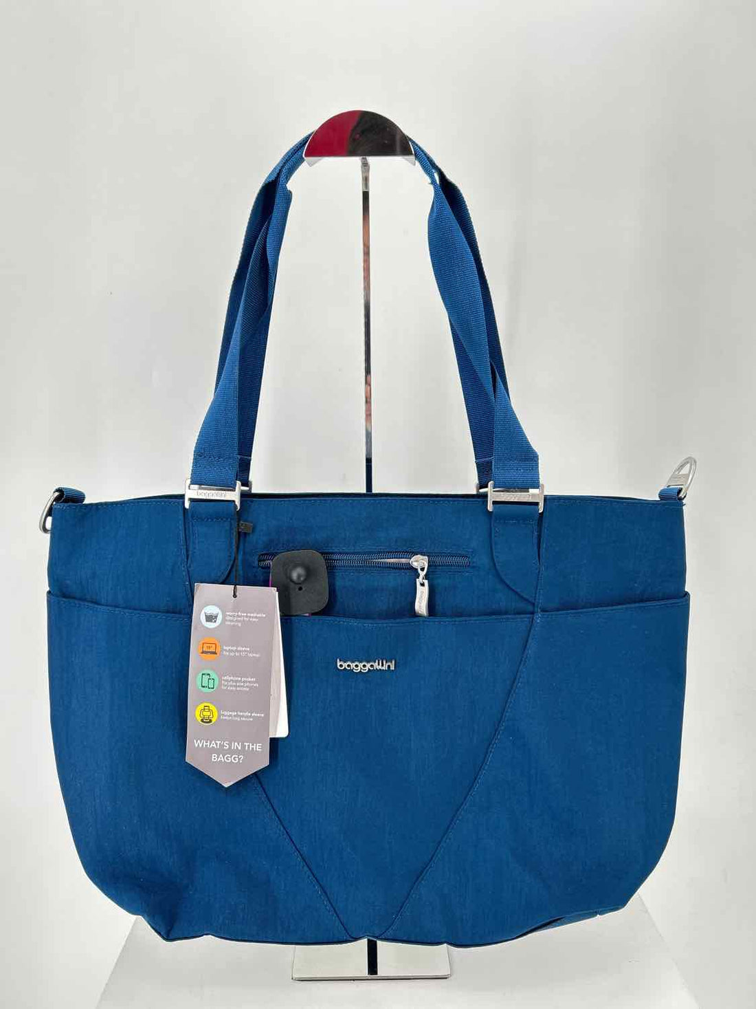 Baggallini Navy Nylon NWT Tote