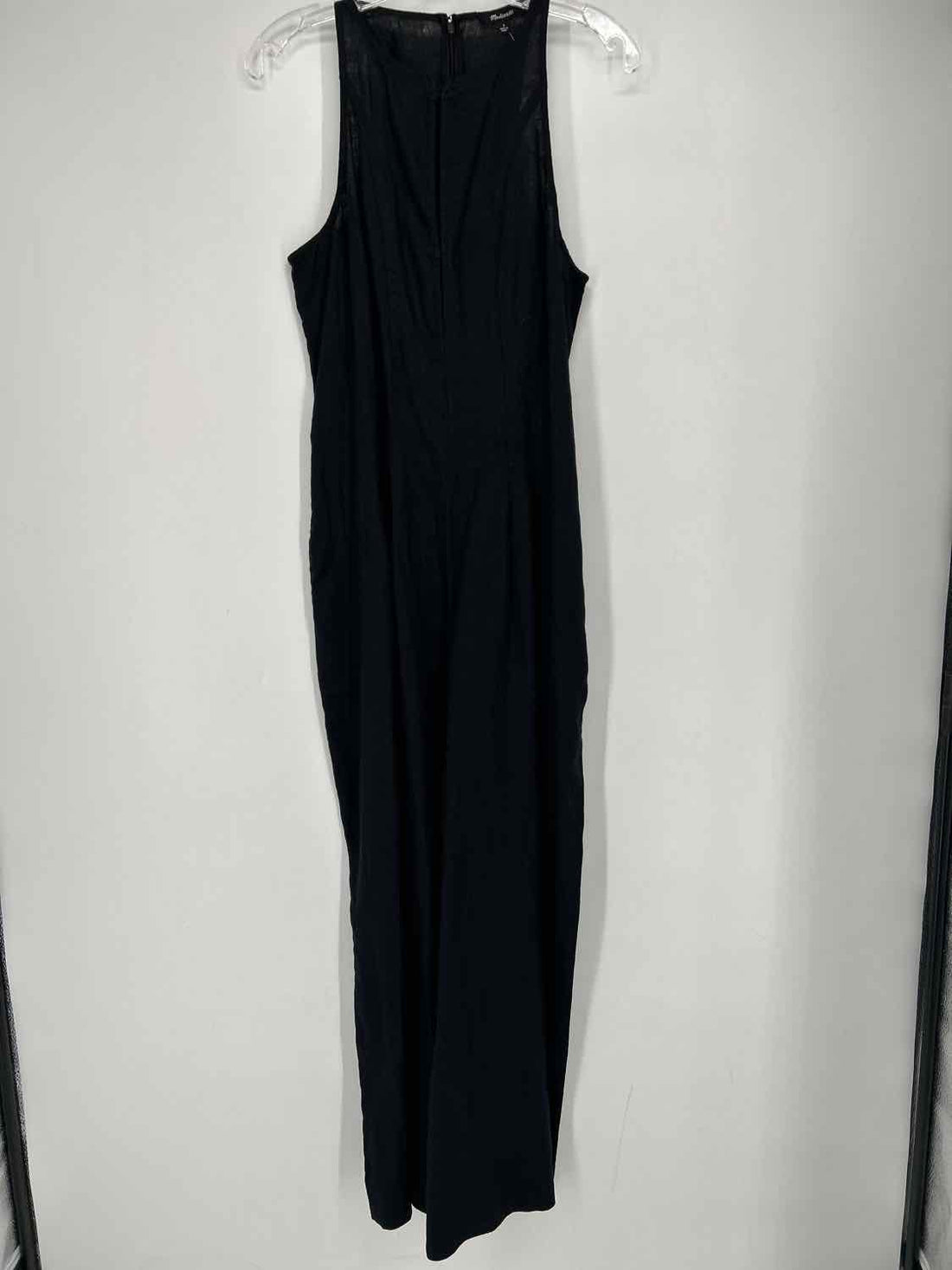 Madewell Size 6 Black Linen 100% Jumpsuit