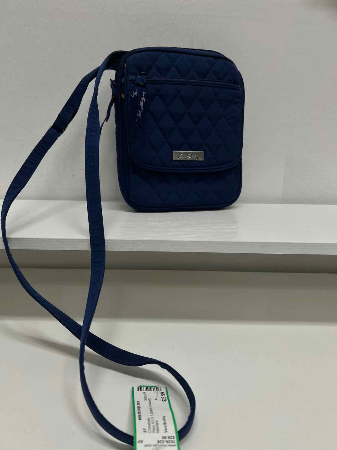 Vera Bradley Navy Quilted Crossbody