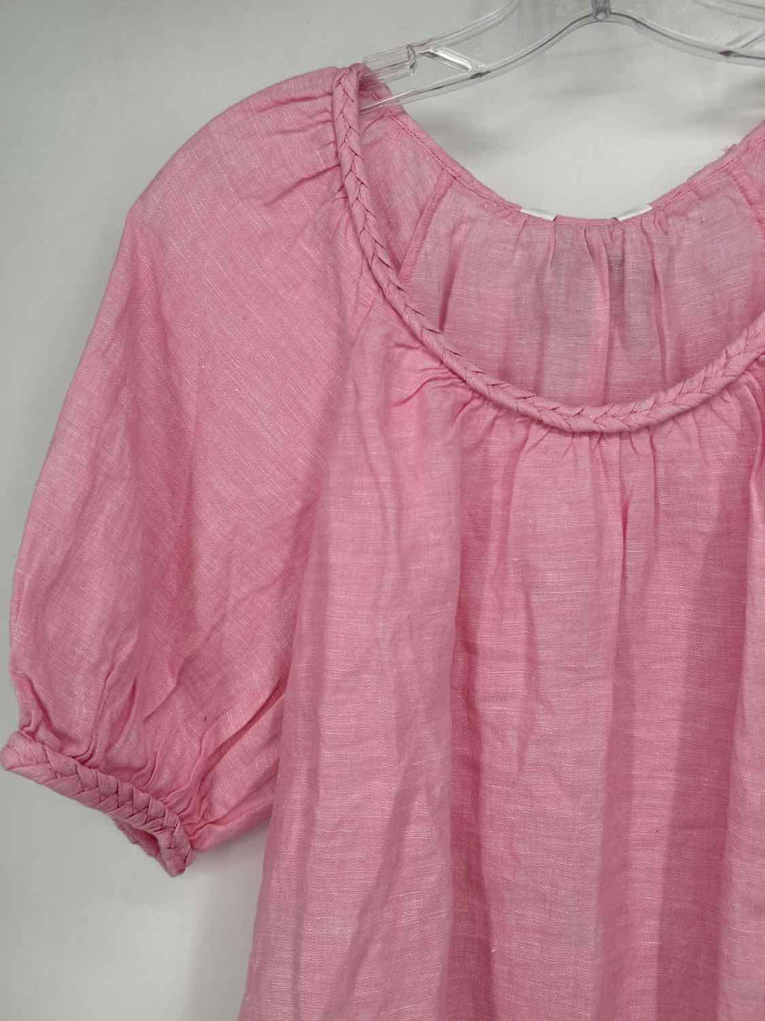 Lilly Pulitzer S Light Pink Linen Short Sleeve Lilly Pulitzer Top