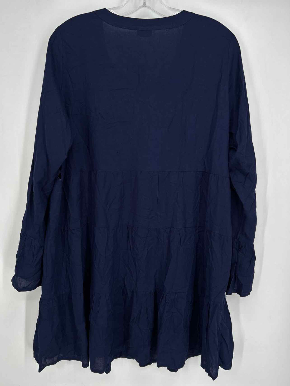Lascana Size 8/10 Navy Long Sleeve Coverup