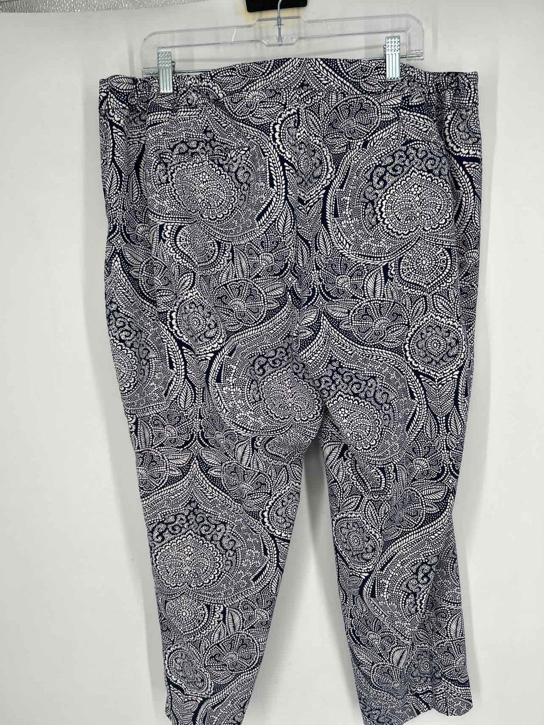 Talbots Size 22WP Navy & White Pants