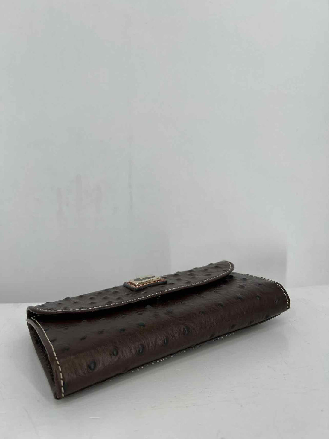 Dooney & Bourke Brown Genuine Leather Pre Owned Wallet