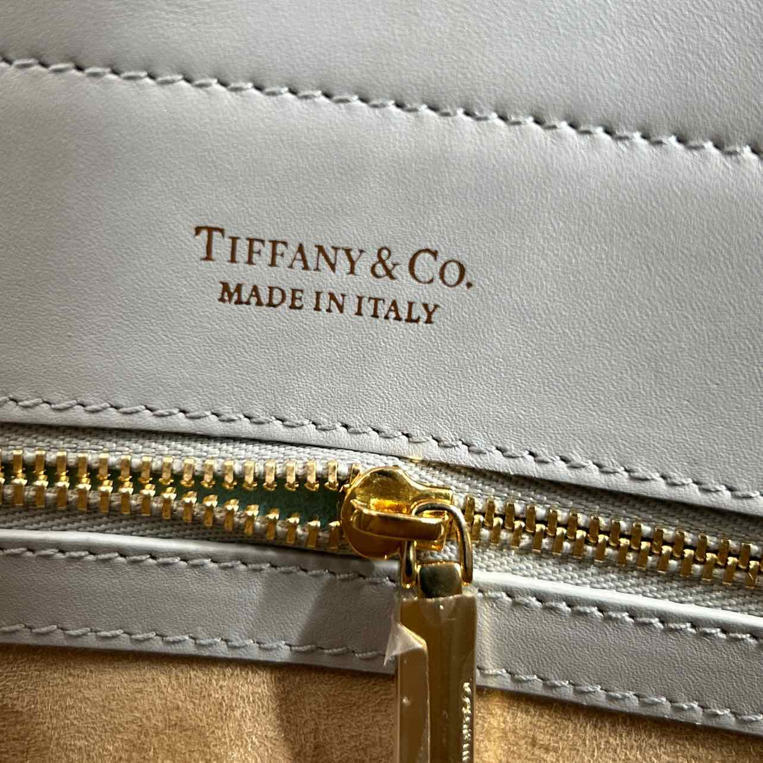 Tiffany & Co White Leather NWT LUXURY