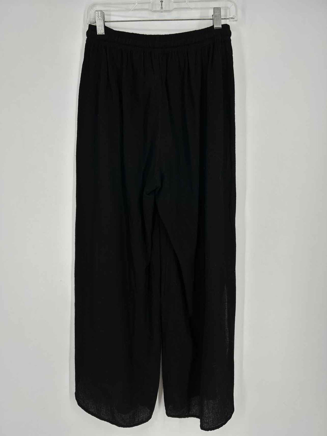 Cotton Natural Size L Black Pants