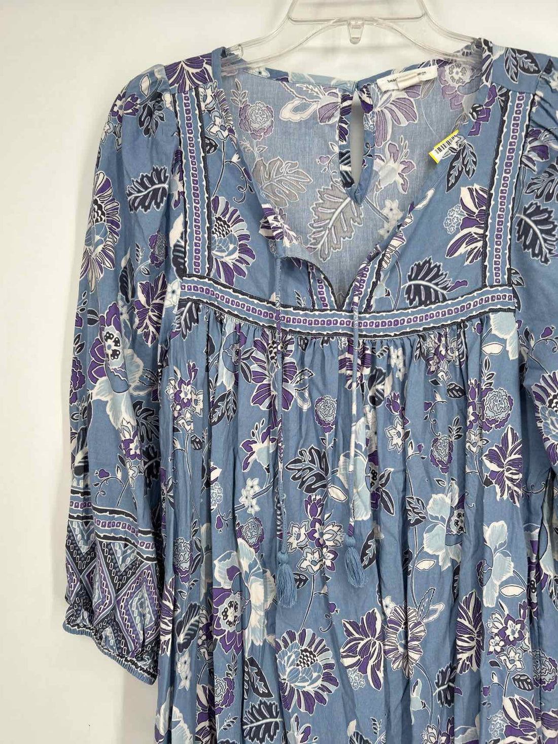 Beach Lunch Lounge Size S Blue Floral Dress